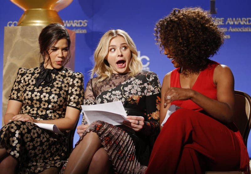 Nominations for the 73rd annual Golden Globe Awards are announced in Beverly Hills. Golden Globes nominations,73rd Golden Globes nominations,Golden Globe Awards,73rd annual Golden Globe Awards,America Ferrera,Chloe Grace Moretz,Angela Bassett