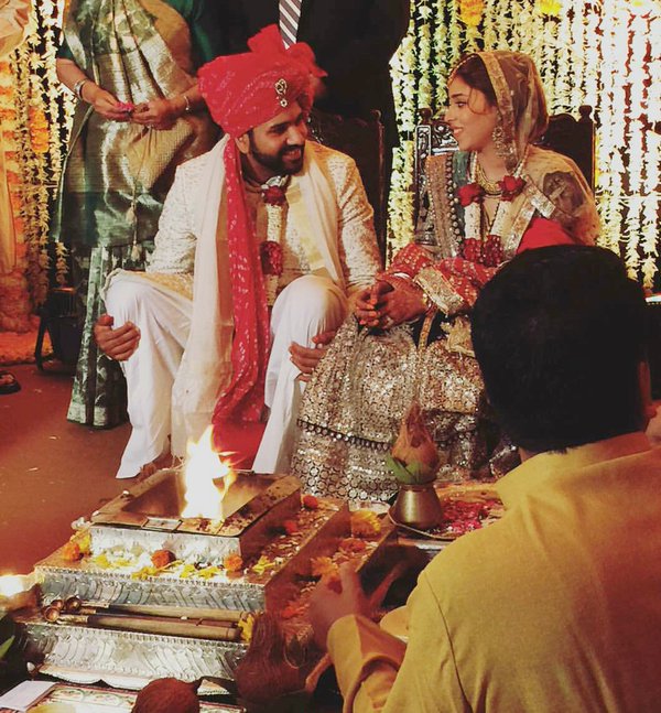 Indian Cricket Player Rohit Sharma got married to his long time girlfriend Ritika Sajdeh in Mumbai on Sunday (13 December). Rohit Sharma and Ritika Sajdeh,Rohit Sharma and Ritika Sajdeh wedding Pictures,Rohit Sharma wedding Pictures,Ritika Sajdeh wedding Pictures,Rohit Sharma marriage Pictures