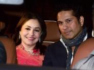Sachin, Dhoni, Shah Rukh Khan, Kohli attend grand bash for Harbhajan Singh, Rohit Sharma in Mumbai.