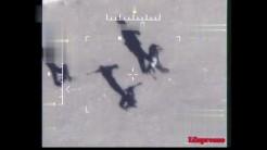 A still image from an Italian Air Force Predator drone video shows images used to pinpoint targets in Islamic State territory in Iraq.