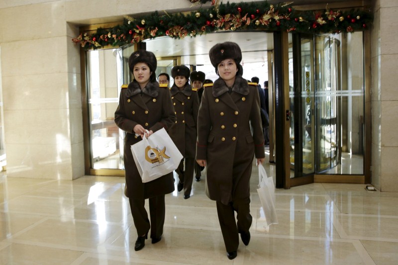 The Moranbong Band was visiting China along with North Korea's State Merited Chorus and was due to perform at Beijing's National Centre for the Performing Arts. North Korean pop band,Moranbong Band,Beijing National Centre,China