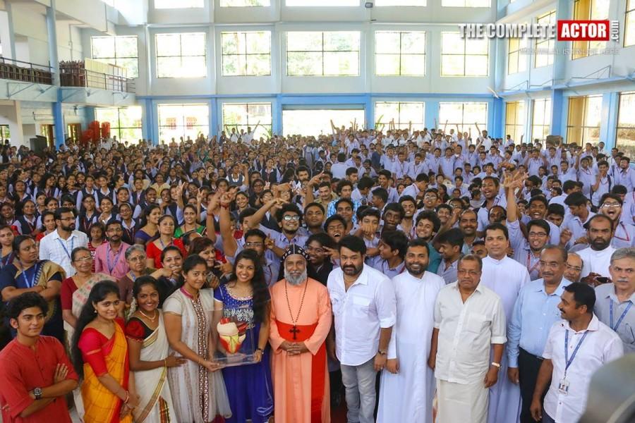 Mohanlal met his Poland fan Bartosz Czarnotta during a function at Mar Baselios College of Engineering and Technology. Mohanlal,Mohanlal organ donation,Mohanlal meets Bartosz Czarnotta,Mohanlal's poland fan,Mohanlal's poland fan Bartosz Czarnotta,Bartosz Czarnotta facebook,Mohanlal at MBCET