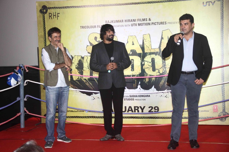 Madhavan's Saala Khadoos Trailer Launch launched on 15 December. Saala Khadoos Trailer Launch,Saala Khadoos Trailer,Saala Khadoos,Madhavan,Rajkumar Hirani