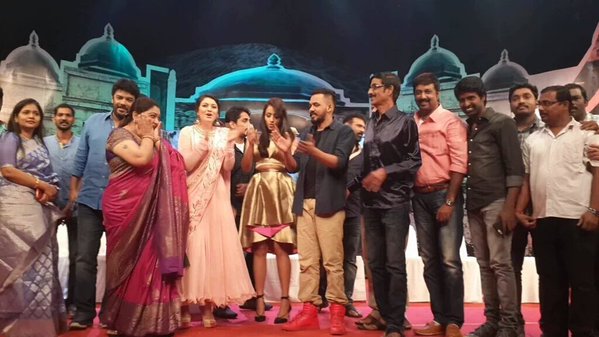 Sundar C forthcoming film Aranmanai 2 Audio Launch,Aranmanai 2,Aranmanai 2 Audio,Siddharth,Trisha,Hansika Motwani,Kushboo,Hiphop Tamizha,Soori,Manobala,Aranmanai 2 Audio Launch pics,Aranmanai 2 Audio Launch images,Aranmanai 2 Audio Launch photos,Aranmanai 2 Audio Launch stills,Ara
