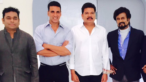 Rajinikanth and Akshay Kumar will be starring in the sequel film Enthiran 2, which was launched on Wednesday, 16 December. Enthiran 2,Enthiran 2 launched,Enthiran 2 launch photos,Akshay Kumar,Rajinikanth,Akshay kumar,Akshay kumar rajinikanth