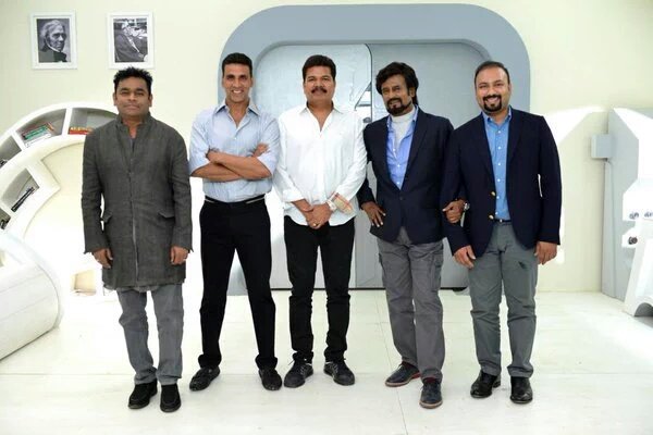 Rajinikanth and Akshay Kumar will be starring in the sequel film Enthiran 2, which was launched on Wednesday, 16 December. Enthiran 2,Enthiran 2 launched,Enthiran 2 launch photos,Akshay Kumar,Rajinikanth,Akshay kumar,Akshay kumar rajinikanth