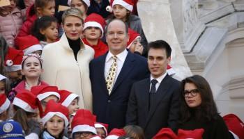 Prince Albert,Charlene,Christmas tree ceremony,Christmas,Monaco Palace,Monaco Prince Albert,Christmas holiday season
