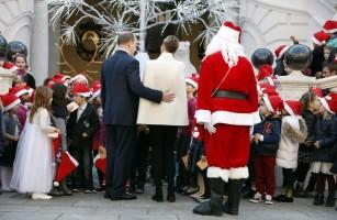 Prince Albert,Charlene,Christmas tree ceremony,Christmas,Monaco Palace,Monaco Prince Albert,Christmas holiday season