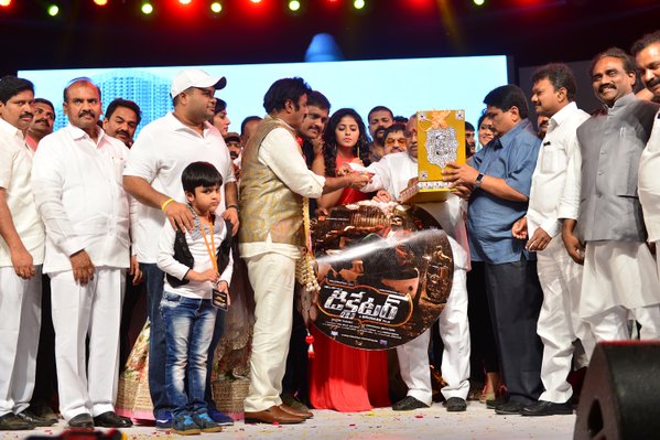 Dictator Movie Audio Release Function held at Amaravati. Balakrishna, Heroine Anjali, Sonal Chauhan, Jyothi, Director Sriwass, Music Director SS Thaman and others graced the event. Dictator audio launch,Dictator audio,Balakrishna,Anjali,Sonal Chauhan,Jyothi,Director Sriwass,SS Thaman