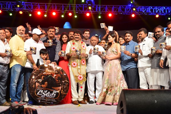 Dictator Movie Audio Release Function held at Amaravati. Balakrishna, Heroine Anjali, Sonal Chauhan, Jyothi, Director Sriwass, Music Director SS Thaman and others graced the event. Dictator audio launch,Dictator audio,Balakrishna,Anjali,Sonal Chauhan,Jyothi,Director Sriwass,SS Thaman