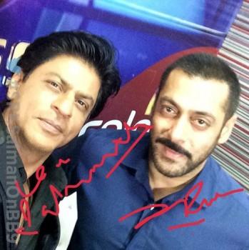 Bollywood superstars Shah Rukh Khan and Salman Khan, who will be seen together on screen after a long gap in the latest episode of 