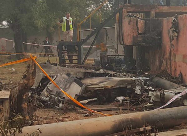 All 10 occupants were killed when a chartered plane ferrying BSF personnel to Ranchi crashed on Tuesday morning shortly after taking off from here, officials and witnesses said. BSF aircraft crashes in Delhi,10 killed as BSF aircraft crashes in Delhi,BSF aircraft crashes,BSF aircraft,aircraft crashes