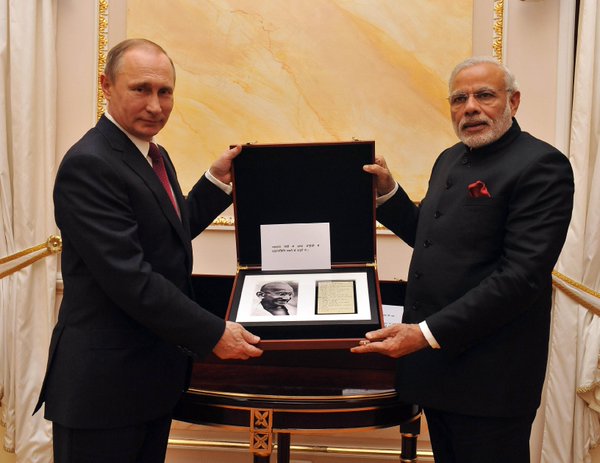 PM Narendra Modi meets President Vladimir Putin at India-Russia Summit Narendra Modi,President Vladimir Putin,India-Russia Summit,India-Russia,Modi meets Putin