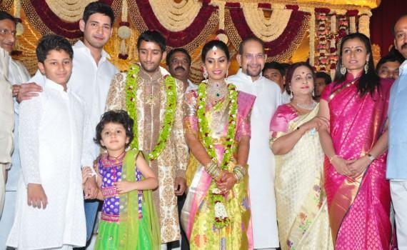 Mahesh Babu, Chiranjeevi, Allari Naresh, Rajendra Prasad, Nandamuri Balakrishna, Venkatesh, Gopichand, Mohan Babu, Murali Mohan, Allu Aravind at Adiseshagiri Rao son wedding