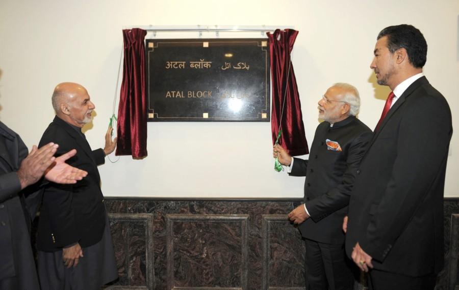 Indian Prime Minister Narendra Modi and Afghan President Mohammad Ashraf Ghani on Friday inaugurated the newly-built Afghan parliament building in Kabul. PM Narendra Modi,Ashraf Ghani,new parliament building in Kabul,Modi inaugurates Afghan parliament building,Afghan parliament building
