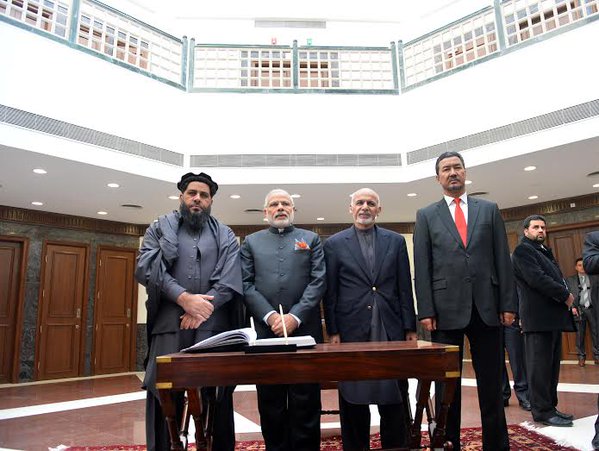 Indian Prime Minister Narendra Modi and Afghan President Mohammad Ashraf Ghani on Friday inaugurated the newly-built Afghan parliament building in Kabul. PM Narendra Modi,Ashraf Ghani,new parliament building in Kabul,Modi inaugurates Afghan parliament building,Afghan parliament building