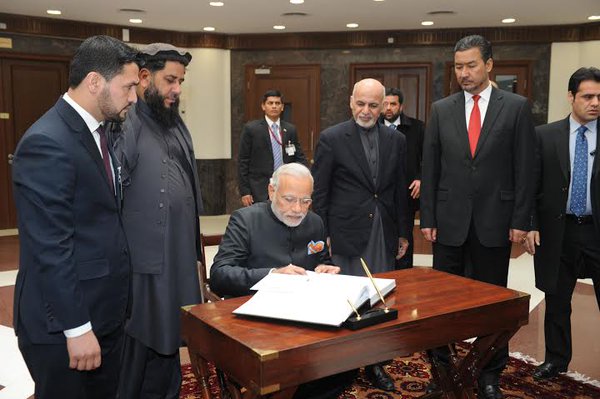 Indian Prime Minister Narendra Modi and Afghan President Mohammad Ashraf Ghani on Friday inaugurated the newly-built Afghan parliament building in Kabul. PM Narendra Modi,Ashraf Ghani,new parliament building in Kabul,Modi inaugurates Afghan parliament building,Afghan parliament building