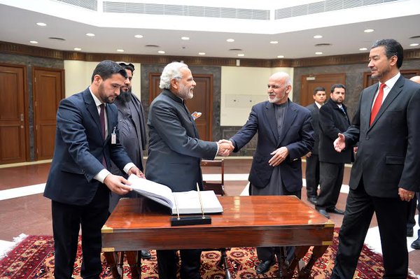 Indian Prime Minister Narendra Modi and Afghan President Mohammad Ashraf Ghani on Friday inaugurated the newly-built Afghan parliament building in Kabul. PM Narendra Modi,Ashraf Ghani,new parliament building in Kabul,Modi inaugurates Afghan parliament building,Afghan parliament building