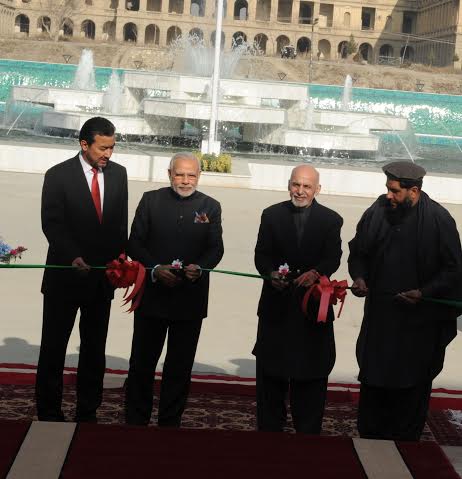 Indian Prime Minister Narendra Modi and Afghan President Mohammad Ashraf Ghani on Friday inaugurated the newly-built Afghan parliament building in Kabul. PM Narendra Modi,Ashraf Ghani,new parliament building in Kabul,Modi inaugurates Afghan parliament building,Afghan parliament building