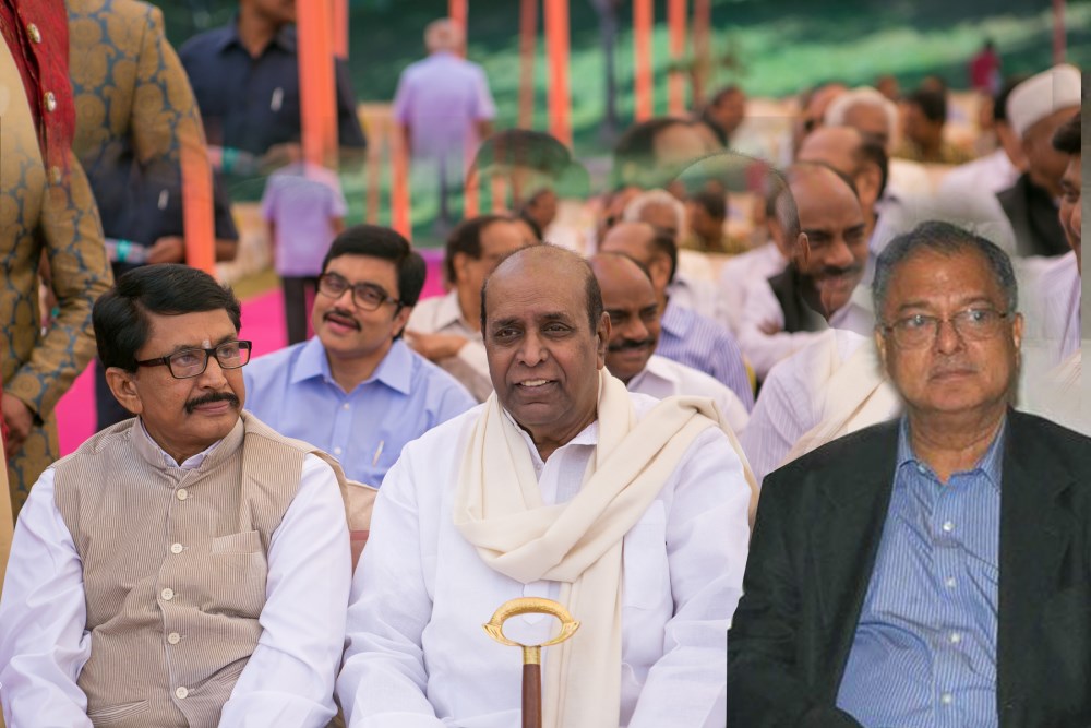Lahari Music G Manohar Naidu Second Son Chandru Manoharan Marriage held at Hyderabad. Allu Aravind, MM Keeravani, Gopichand Achanta and others graced the event. Lahari Music Manohar Naidu Son wedding,Chandru Manoharan wedding,Chandru Manoharan marriage,Allu Aravind,MM Keeravani,Gopichand,Gopichand Achanta