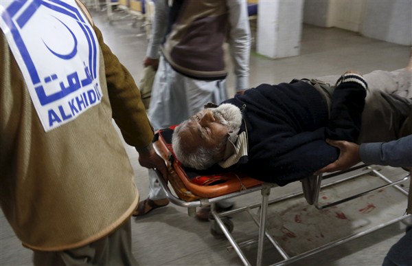 At least 26 people were killed and 52 others were injured in a blast outside a government office in Pakistan's Khyber Pakhtunkhwa province. Pakistan suicide blast,suicide blast,Khyber Pakhtunkhwa province,Mardan,Mardan blast,suicide blast in Mardan