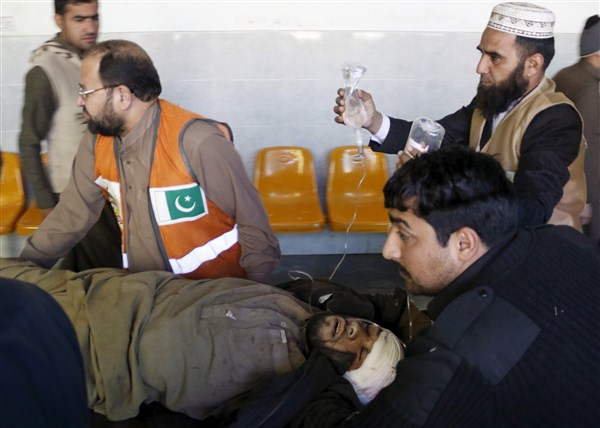 At least 26 people were killed and 52 others were injured in a blast outside a government office in Pakistan's Khyber Pakhtunkhwa province. Pakistan suicide blast,suicide blast,Khyber Pakhtunkhwa province,Mardan,Mardan blast,suicide blast in Mardan