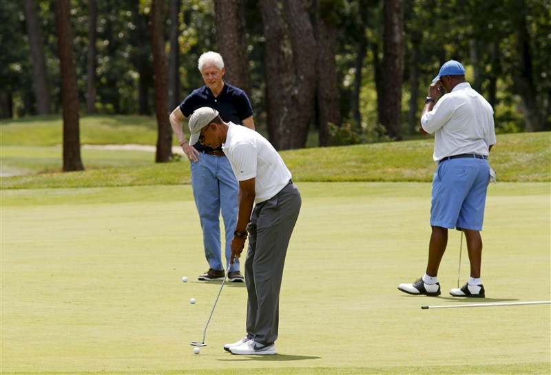 A look at President Obama's passion for golf. He wound up a round of golf while on his annual vacation in Hawaii. Barack Obama,President Obama,Barack Obama plays golf with friends,Obama plays golf with friends,Barack Obama playing golf