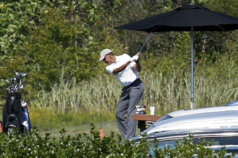 A look at President Obama's passion for golf. He wound up a round of golf while on his annual vacation in Hawaii. Barack Obama,President Obama,Barack Obama plays golf with friends,Obama plays golf with friends,Barack Obama playing golf