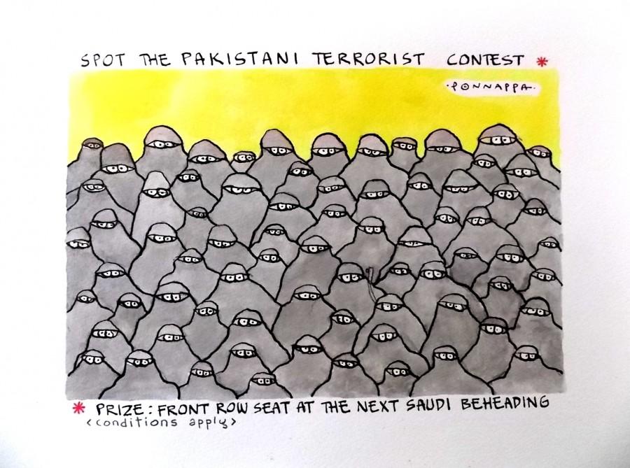 IBTimes Cartoon Pakistan,India,Terrorism issues,Pakistan terrorism,Pathankot attack