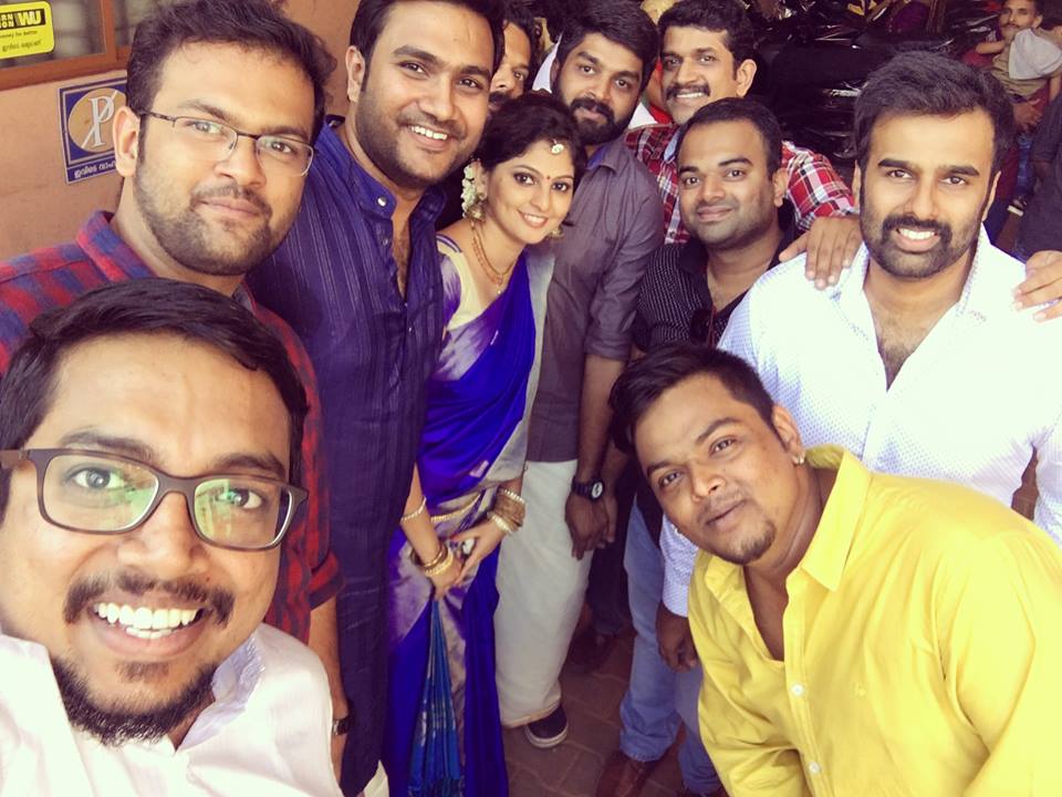 Malayalam scriptwriter Vivek Ranjit, who has written the screenplay of Vinay Govind's 2013 film 'Kili Poy' has been engaged to Sai Krishna. Vivek ranjit,Vivek ranjit engagement,Vivek ranjit engagement photos,Asif ali,vivek ranjith engagement,Vivek ranjit sai krishna engagement