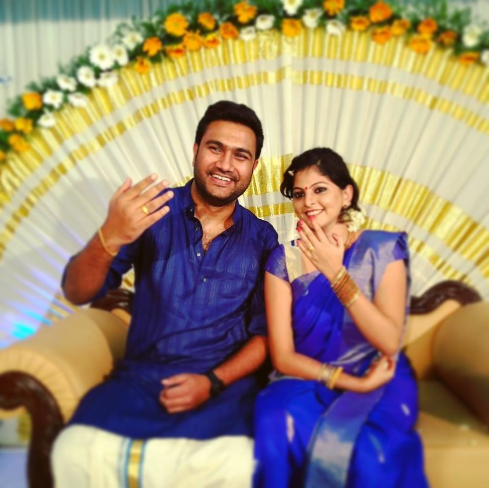 Malayalam scriptwriter Vivek Ranjit, who has written the screenplay of Vinay Govind's 2013 film 'Kili Poy' has been engaged to Sai Krishna. Vivek ranjit,Vivek ranjit engagement,Vivek ranjit engagement photos,Asif ali,vivek ranjith engagement,Vivek ranjit sai krishna engagement