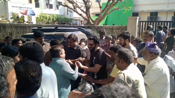 Suriya and Vikram's Spirit of Chennai video grabs the attention of Cinephiles. Suriya and Vikram,Suriya,Vikram,Spirit of Chennai,Suriya and Vikram shoot for Spirit of Chennai,Suriya shoot for Spirit of Chennai,Vikram shoot for Spirit of Chennai,Prabhudeva,Jayam Ravi,Jiiva,Bharath
