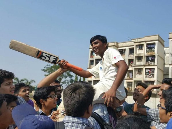 Mumbai school cricketer Pranav Dhanawade became the first batsman to score 1,000-plus runs in an innings in when he reached 1,009 not out in an H.T. Bhandari Cup Under-16 inter-school cricket tournament on Tuesday (5th January). Pranav Dhanawade,Under-16 Mumbai cricketer Pranav Dhanawade,Mumbai cricketer Pranav Dhanawade,1000 runs in an innings,AEJ Collins,Mahendra Singh Dhoni,Prithvi Shaw,next sachin