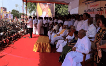 DMK activists held a protest demonstration here on Tuesday and demanded a judicial inquiry into the release of surplus water from Chembarambakkam lake here and subsequent flooding in the city.