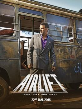 Airlift is an upcoming Bollywood film directed by Raja Krishna Menon and Produced by Bhushan Kumar and Nikhil Advani. Starring Akshay Kumar and Nimrat Kaur in the lead role.