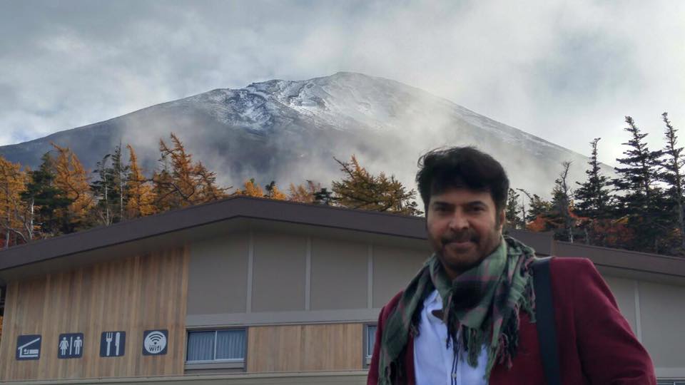 Malayalam actor Mammootty is on a two-weeks trip to Japan with his family. Mammootty in Japan,Mammootty Japan photos,mammootty in hiroshima