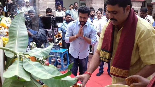 Singam III is a 2016 Indian Tamil action film written and directed by Hari. A sequel to the 2010 film Singam, the film stars Suriya who reprises his title role along with Anushka Shetty and Shruti Haasan in supporting roles. Suriya,Suriya's S3,Suriya's Singam 3,Singam 3 movie launch,S3 movie launch