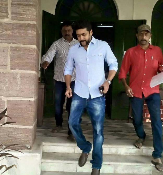 Singam III is a 2016 Indian Tamil action film written and directed by Hari. A sequel to the 2010 film Singam, the film stars Suriya who reprises his title role along with Anushka Shetty and Shruti Haasan in supporting roles. Suriya,Suriya's S3,Suriya's Singam 3,Singam 3 movie launch,S3 movie launch