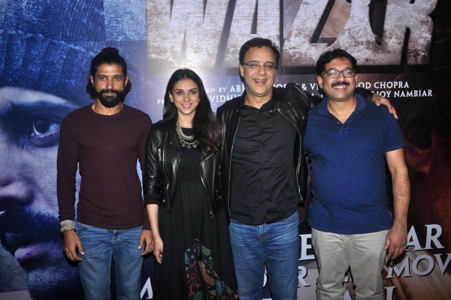 Sachin Tendulkar, Anil Kapoor, Ritesh Sidhwani, Zoya Akhtar, Reema Kagti, Dino Morea, Kangana Ranaut, Sharman Joshi, Chunky Pandey, Raveena Tandon, Anil Thadani and many other celebs graced the Special Screening of Amitabh Bachchan's Wazir movie. Wazir Special Screening,Wazir,Sachin Tendulkar,Anil Kapoor,Ritesh Sidhwani,Zoya Akhtar,Reema Kagti,Dino Morea,Kangana Ranaut,Sharman Joshi,Chunky Pandey,Raveena Tandon,Anil Thadani