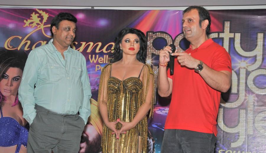 The launch of the single Rakhi Sawant,Daler Mehndi,Party Punjabi Style launch,Party Punjabi Style,Rakhi Sawant at Party Punjabi Style launch,Rakhi Sawant's Party Punjabi Style,Rakhi Sawant at Party Punjabi Style,Rakhi Sawant dance Party Punjabi Style,Party Punjabi Style laun