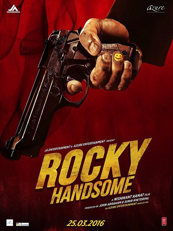 Actor John Abraham, who will next be seen in Nishikant Kamat's upcoming film John Abraham,Rocky Handsome,Rocky Handsome first look,Rocky Handsome first look poster,Rocky Handsome poster,Nishikant Kamat