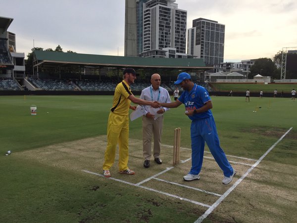 Team India would get into the groove for the short limited-overs series against Australia with a couple of warm-up games against a Western Australia XI at the WACA ground on Friday and Saturday. Team india,India vs WA XI,WA XI,Western Australia XI,dhoni,Virat Kohli,kohli,Umesh Yadav,india vs Australia,Australia vs india,india vs Australia 2016