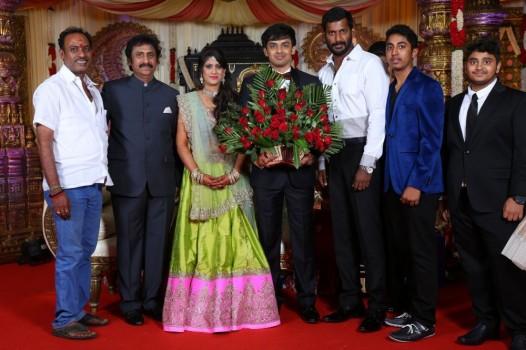 Vishal, Jayam Ravi, Vijay Sethupathi, Udhayanidhi Stalin, Atharvaa and many others celebs at Raviprasad's Grand Daughter Wedding.