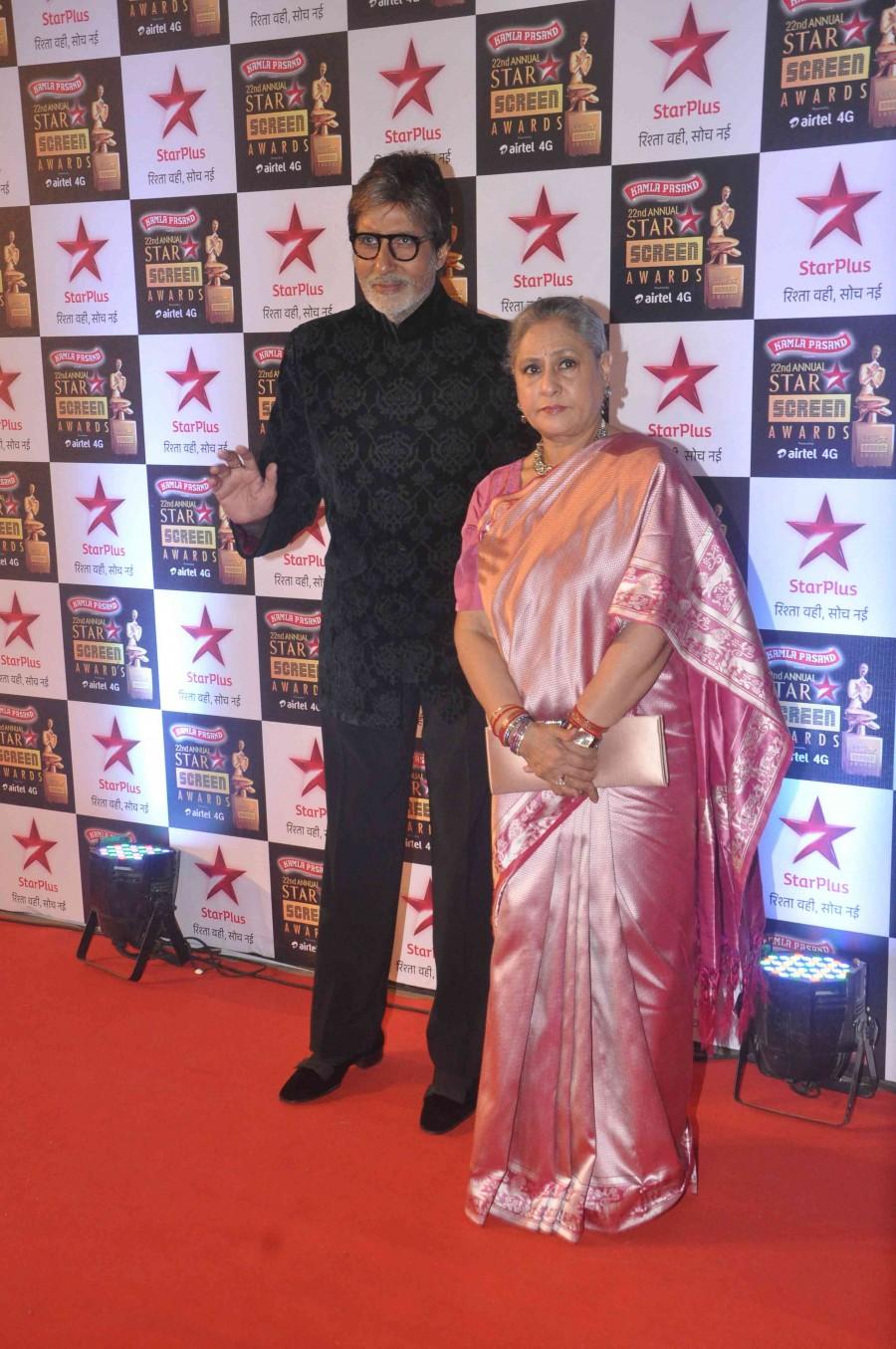 Ranveer, Amitabh, Akshay, Sonam, Sonakshi at 22nd Annual Star Screen Awards 2015. 22nd Annual Star Screen Awards 2015,22nd Annual Star Screen Awards,Annual Star Screen Awards,Annual Star Screen
