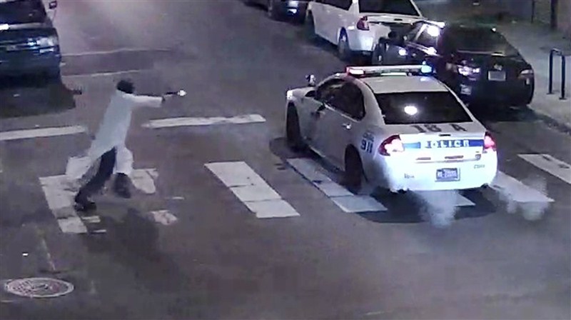 A gunman shoots a police officer by firing into his patrol car 11 times Philadelphia,Philadelphia police,West Philadelphia,Police shooting,Police officer shot,Philadelphia police officer shot,injured in car,in the name of Islam,Gunman ambushes Philadelphia cop,Gunman ambushes cop