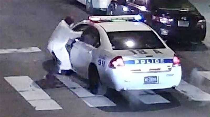 A gunman shoots a police officer by firing into his patrol car 11 times  Philadelphia,Philadelphia police,West Philadelphia,Police shooting,Police officer shot,Philadelphia police officer shot,injured in car,in the name of Islam,Gunman ambushes Philadelphia cop,Gunman ambushes cop