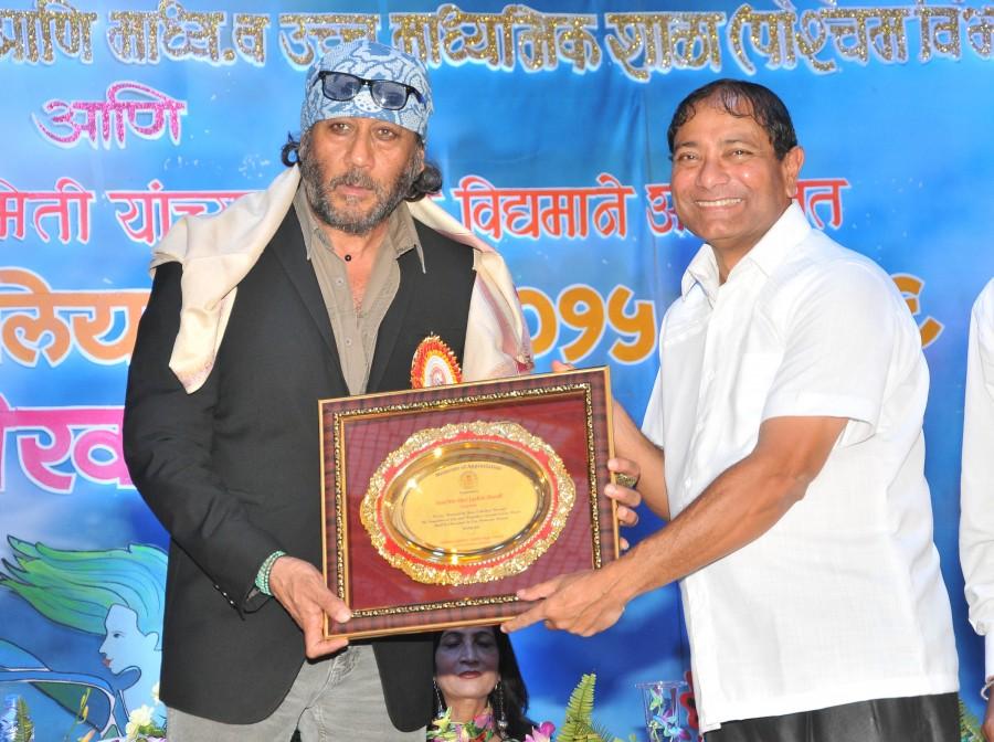 Jackie Shroff, Zeenat Aman, Smt. Shabnam Kapoor (President of Children Welfare Center) attended the Prize Distribution Ceremony of District Level Cultural Activities 2015-2016 hosted by Ajay Kaul, Principal of the Children's Welfare Centre High School & Prashant Kashid, Activity Chairman. Jackie Shroff,Zeenat Aman,Children Welfare High School,District Level Cultural Activities,Ajay Kaul,Children's Welfare Centre High School,Cabinet Minister,Shabnam Kapoor,Shri Prakash Mehta,Gurpreet Kaur Chadha,Ankit Gera