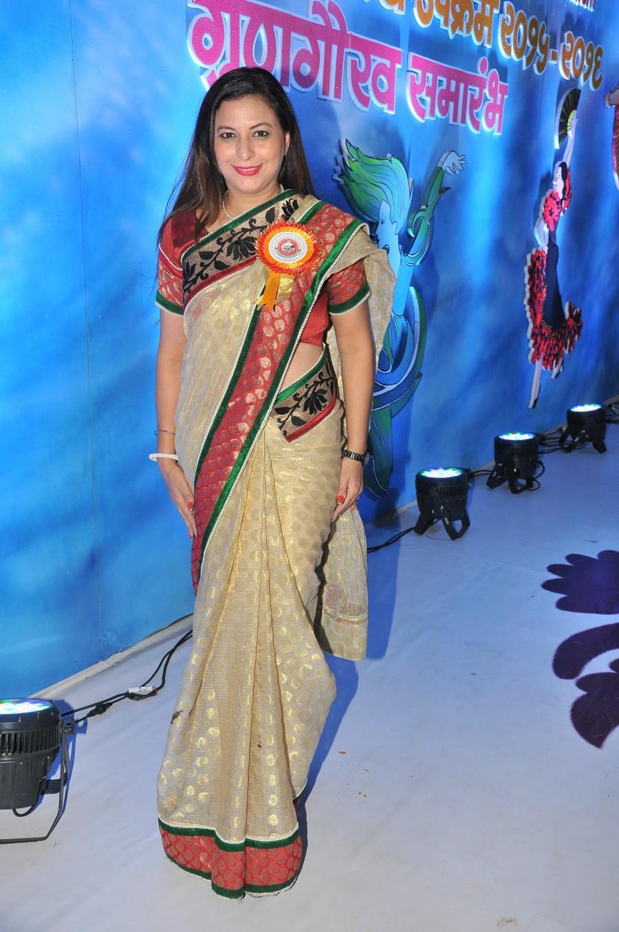 Jackie Shroff, Zeenat Aman, Smt. Shabnam Kapoor (President of Children Welfare Center) attended the Prize Distribution Ceremony of District Level Cultural Activities 2015-2016 hosted by Ajay Kaul, Principal of the Children's Welfare Centre High School & Prashant Kashid, Activity Chairman. Jackie Shroff,Zeenat Aman,Children Welfare High School,District Level Cultural Activities,Ajay Kaul,Children's Welfare Centre High School,Cabinet Minister,Shabnam Kapoor,Shri Prakash Mehta,Gurpreet Kaur Chadha,Ankit Gera