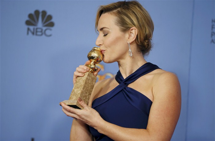 Celebrities like Sylvester Stallone and Kate Winslet won the best performance by an actor and actress in supporting roles in a motion picture at the 72nd Golden Globe Awards. Golden Globes 2016,Golden Globes 2016 Winners,72nd Golden Globe Awards,72nd Golden Globe Awards winner,Sylvester Stallone,Kate Winslet,Lady Gaga,Rachel Bloom,Jennifer Lawrence,Brie Larson,Taraji P. Henson,Jon Hamm,Gael Garcia Bernal,Director Alejandro Gon