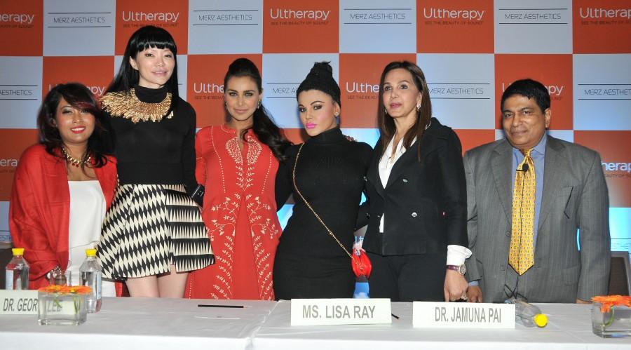 The launch witnessed the presence of Prashant Virendra Sharma, Rakhi Sawant, Avesh Dadlani, Shweta Khanduri, Kavitta Verma, Sejal Mandavia, Anjali Pandey, Madhuri Pandey, Arjumman Mughal,Rajeev Mahavir, Mahima Hora etc. Lisa Ray,Rakhi Sawant,Prashant Virendra Sharma,Avesh Dadlani,Shweta Khanduri,Kavitta Verma,Sejal Mandavia,Anjali Pandey,Madhuri Pandey,Ultherapy